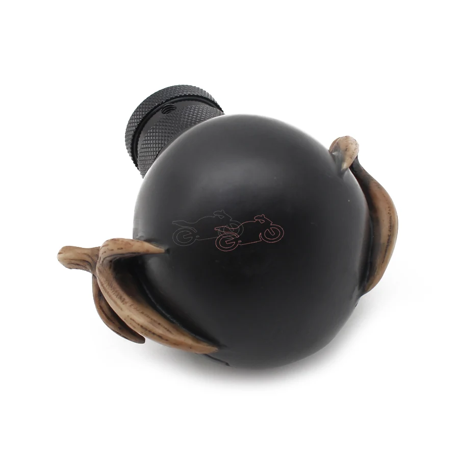 Резиновая ручка переключения передач в стиле черепа ручной рычаг Кнопка Ручного