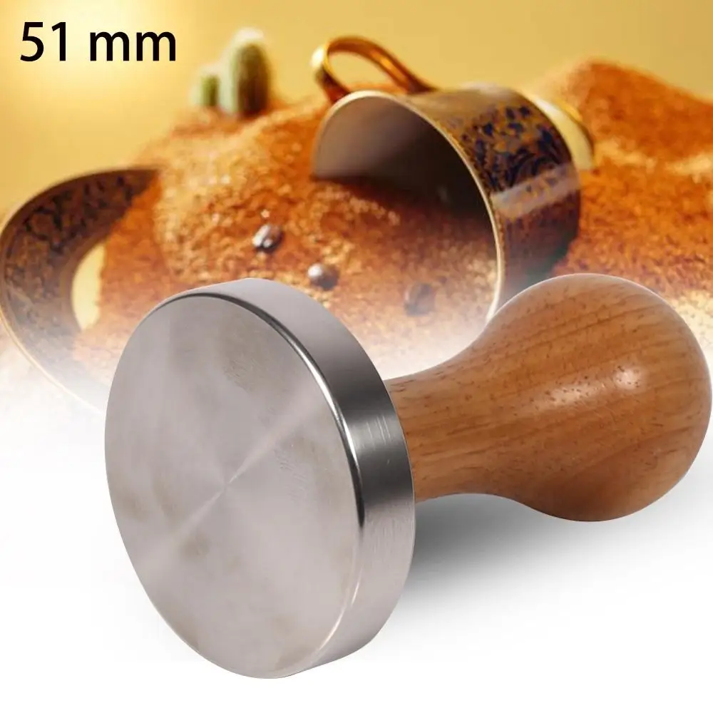 Молоток для кофейной пудры с деревянной ручкой пресс из нержавеющей стали Es press o