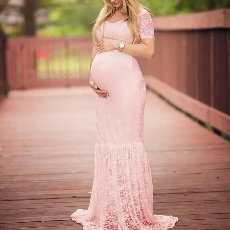 Maternity Skirt Photography Props Lace Pregnancy Clothes Dresses For Photo Shoot Clothing Women | Мать и ребенок