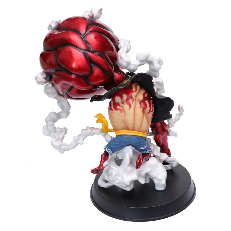25cm One Piece GK Action Figure Super Giant Ape King Gear Fourth Luffy Anime Figurine Pvc Model Decoration Luffy Figure Toy images - 6