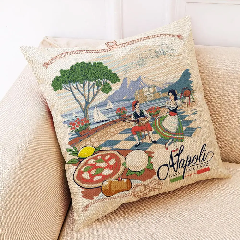 Zeroomade современные пляжные живописные наволочки для подушек домашние