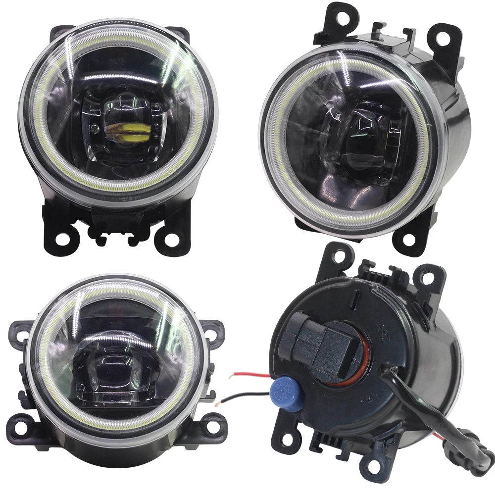 2 X Car Accessories Fog Light LED Halo Ring Angel Eye DRL Daytime Running H11 12V For Citroen SpaceTourer 2016 2017 2018