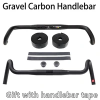 new design carbon gravel handlebar big flare bar cyclocross road bike handlebars 400420440mm dropshipping