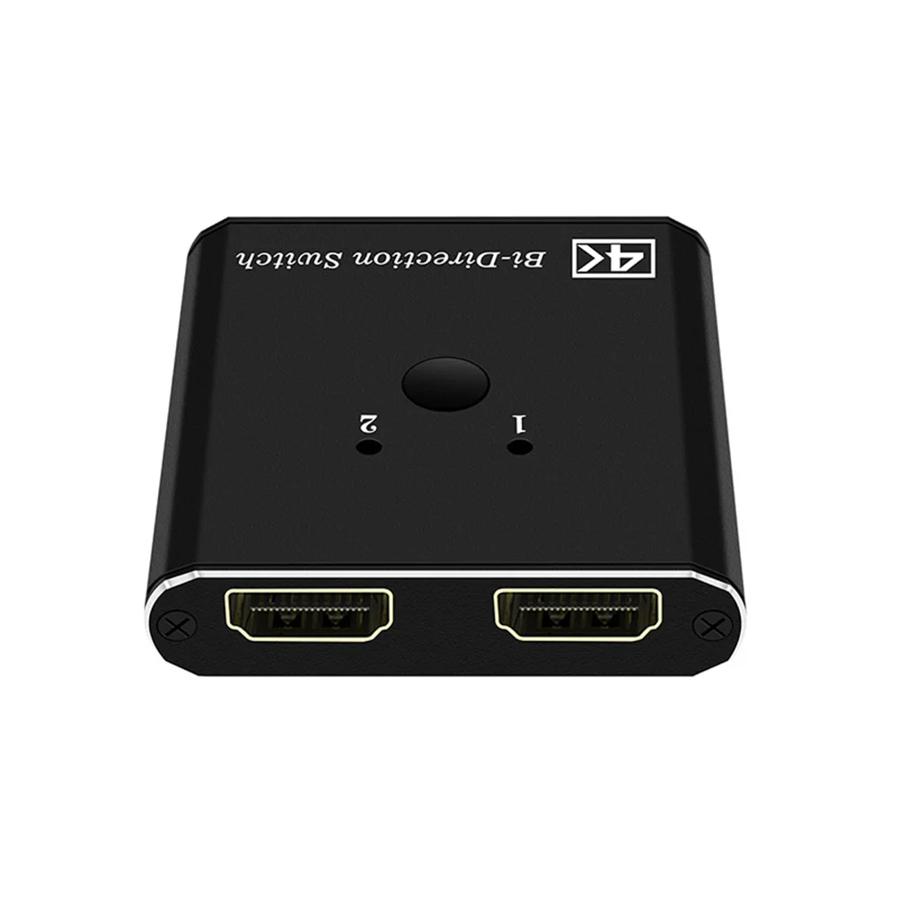 Q121 4K переключатель HD двунаправленный сплиттер 1x 2/2x1 видео адаптер 2 в 1 выход для
