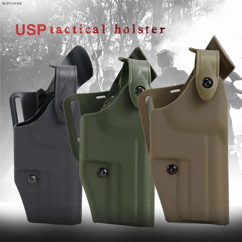 

Tactical Right Hand Gun Case Waist Paddle Belt Loop Pistol Holster for HK USP Compact Airsoft Pistol Hunting Accessories