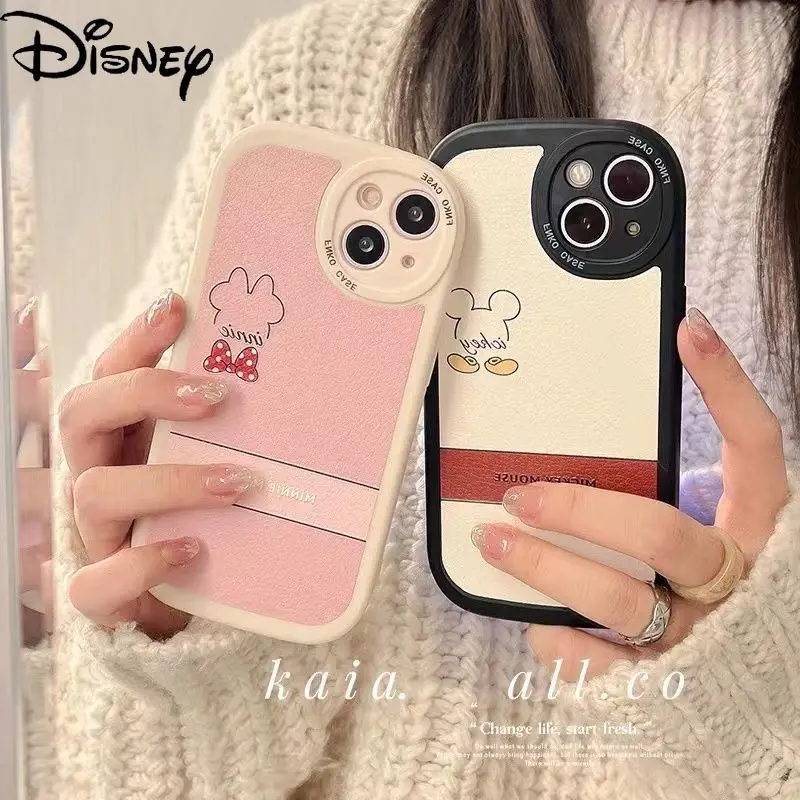 

Disney for iphone 13 13 Pro 13 Pro max 12 Pro Max leather soft case for iPhone 11 por max X XS XR 7 8 Plus mobile phone case