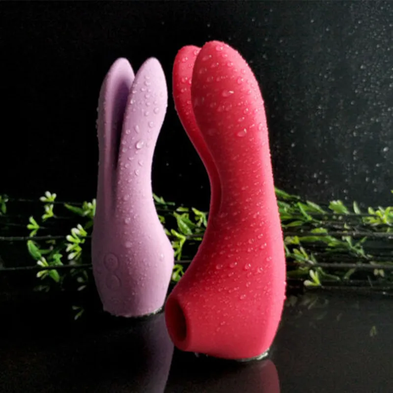 Вибратор сосущий с подогревом вибраторы кролика Стимулятор точки G клитора USB