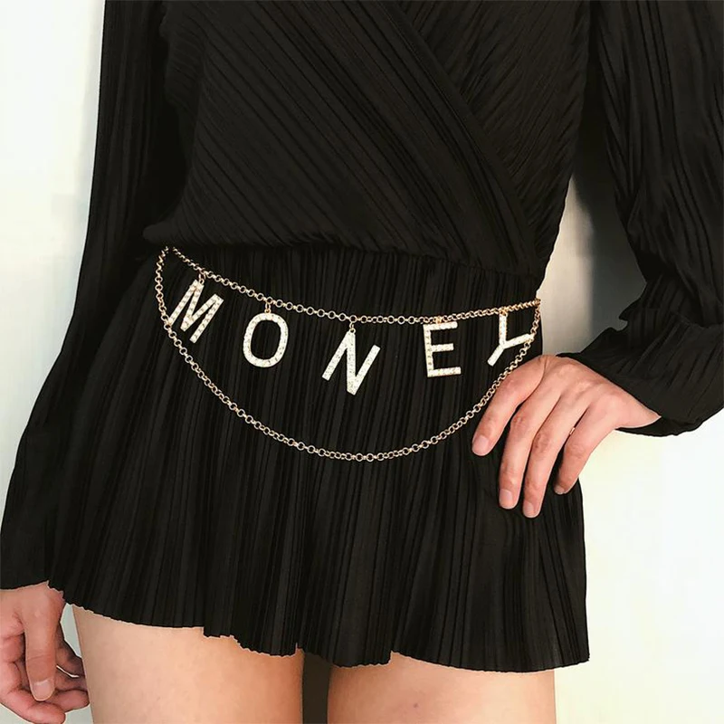 Lateefah Custom Bikini Double Layer Gold Silvery Waist Chain CZ for Women Charm Female Sexy Body Ornament Fashion Jewelry