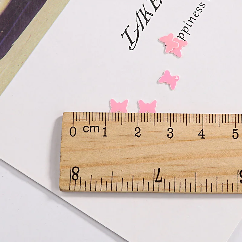 5*6 мм синие бабочки ногтей блёстки DIY Блестки пайетки для красоты леди маникюр