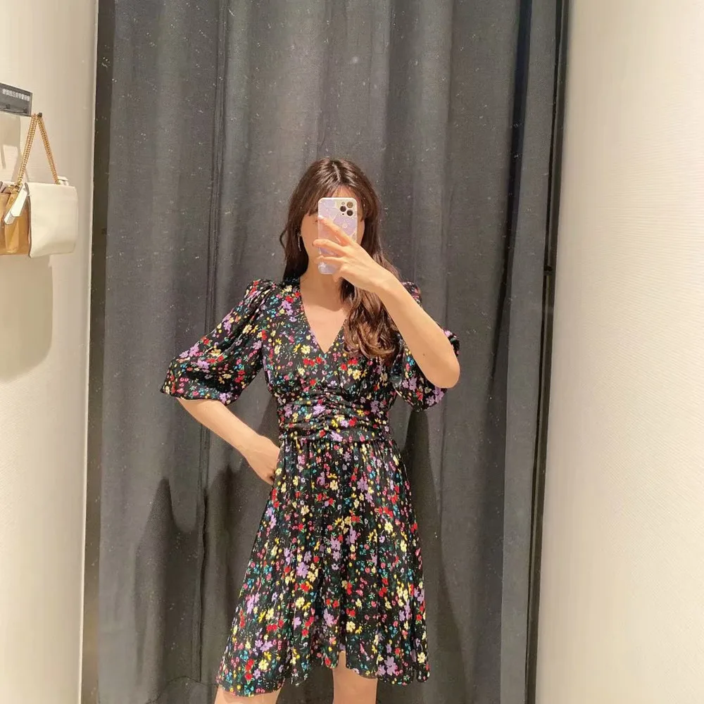 

Popular Design Chiffon Jacquard Plus Size Dress Ladies Apparel Casual Dresses Women Lady Elegant
