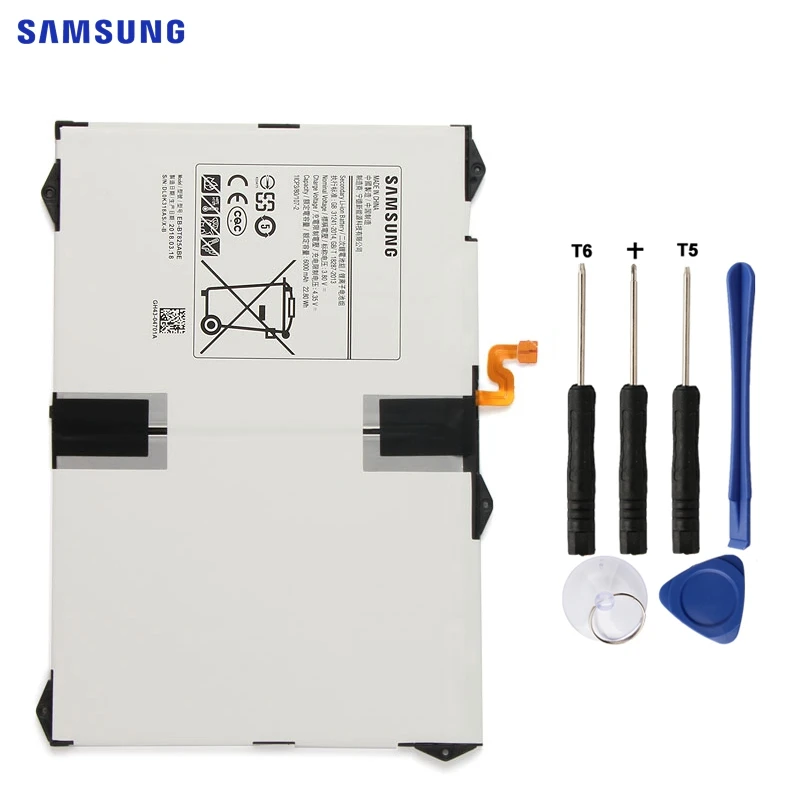 Оригинальный аккумулятор SAMSUNG EB-T825ABE для планшета Samsung SM-T827 T820 Tab S3 9 7 6000 мА · ч