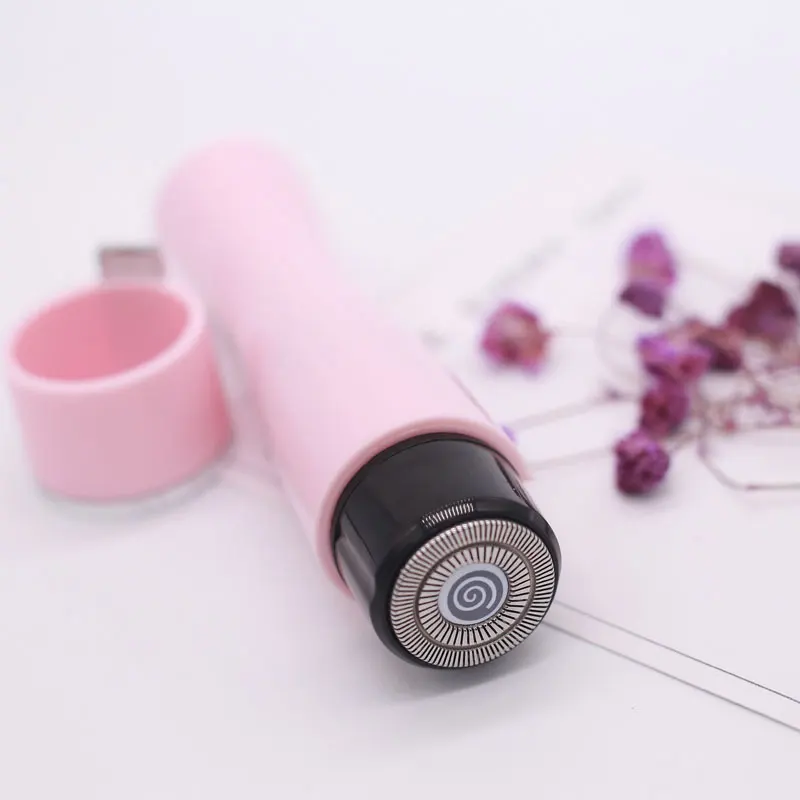 Женский мини Электрический эпилятор бритва для бритья в форме губной помады лица