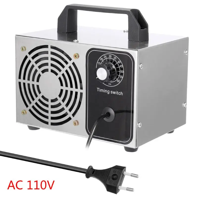 

24g/h Ozone Generator Portable Ozonizer Air Purifier Cleaner Sterilizer Remover G8TC