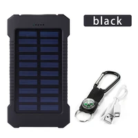 30000mAh Solar Power Bank Solar Panel Powerbank Waterproof USB Battery Charging LED External Charger For iPhone Samsung phone