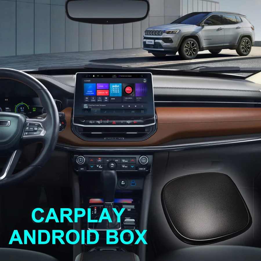 

Для Jeep Compass 2020 2021 беспроводной Carplay Android Автомобильная голосовая навигация видеоплеер для Carplay ApplePie UX999 Netflix Youtube