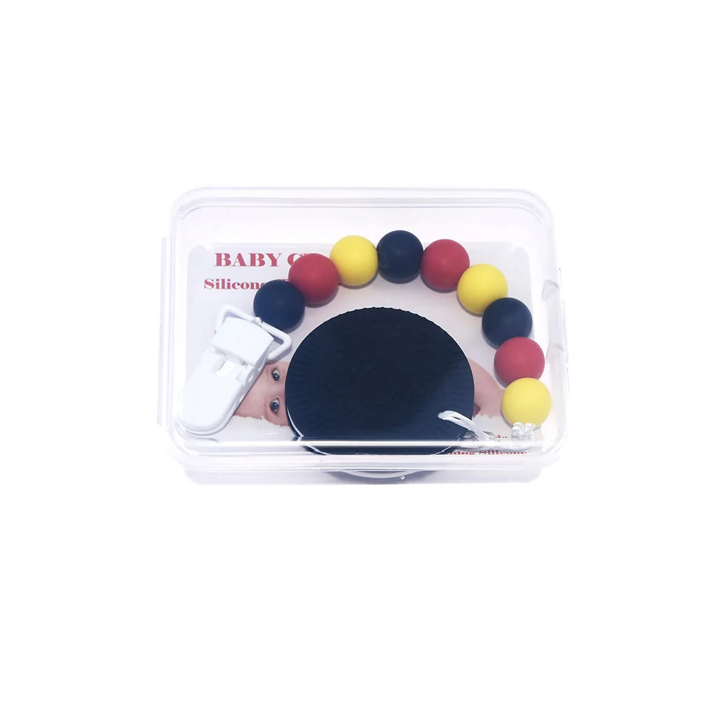 PP-27 Happyfriends 1 шт. мягкий силиконовый жевательный кулон бисквит аксессуары для ухода за зубами печенье силиконовый Прорезыватель Детские укусы игрушки - Цвет: PP-27