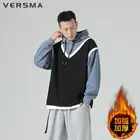 Мужская толстовка с капюшоном, в стиле Харадзюку