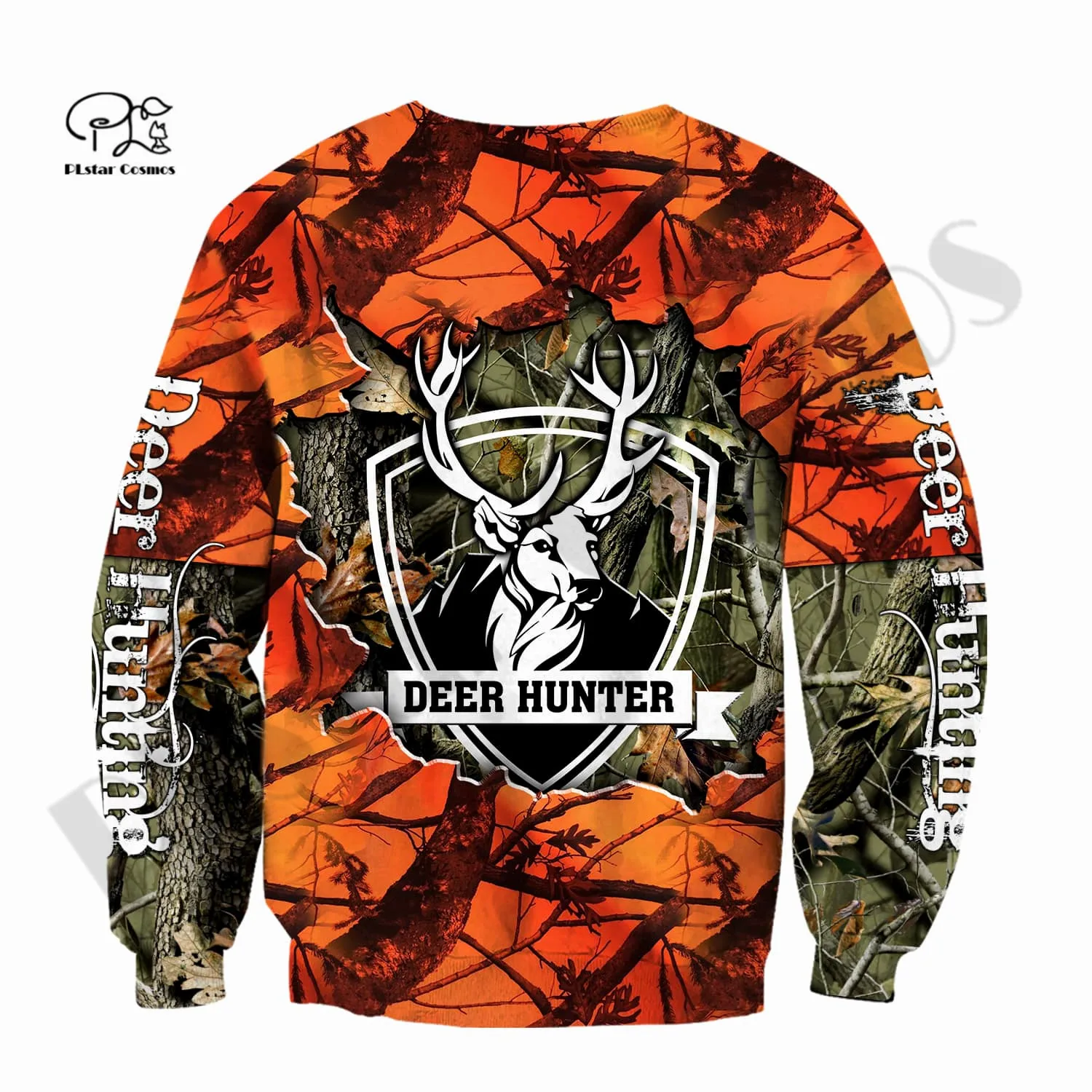 

PLstar Cosmos 3Dprint Newest Deer Hunting Art Harajuku Premium Streetwear Funny Unique Awsome Casual Hoodies/Sweatshirt/Zip Q-5