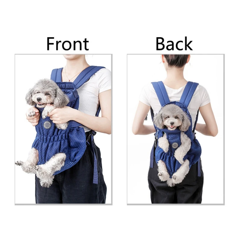 Lightweight simple for Pets Going Out Backpack Dogs Shoulders Chest Bag Breathable Mesh Oxford Cloth Dog | Дом и сад