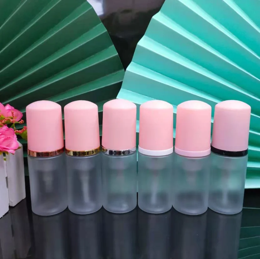 

1pcs 30ML Plastic Bathroom Hotel Liquid Soap Foam Dispenser Matte Clear Foam Make Up Shampoo Lotion Containers Bottle