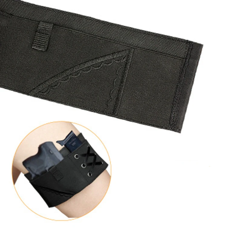 Скрытая кобура для ног универсальный женщин бедра Регулируемый Женский