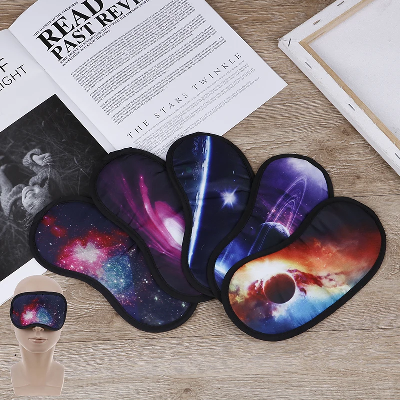 

1 Pcs Unisex Eye Mask 3D Milky Way Pattern Sleeping Eyeshade Cover Shade Eye Patch Travel Hot Sale Sleep Aid Goggles