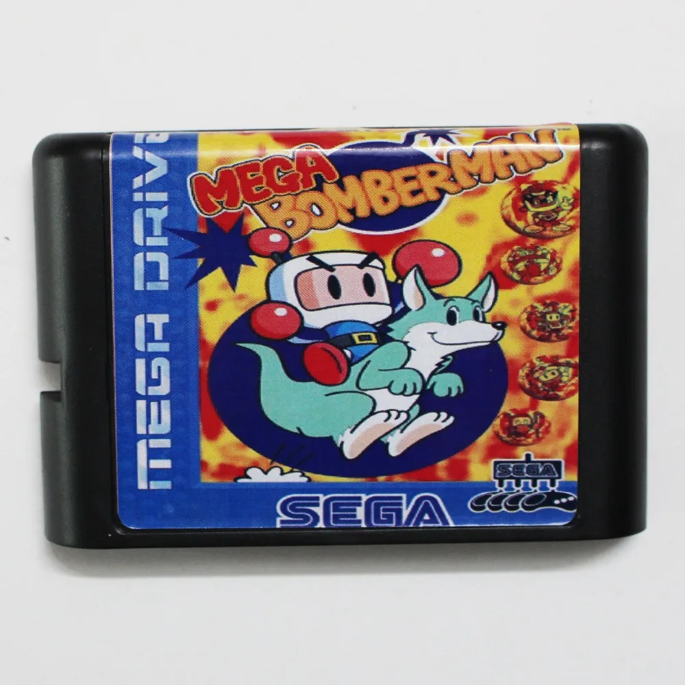 16-битная игровая карта Mega Bomber Man для Sega Drive Genesis | Электроника