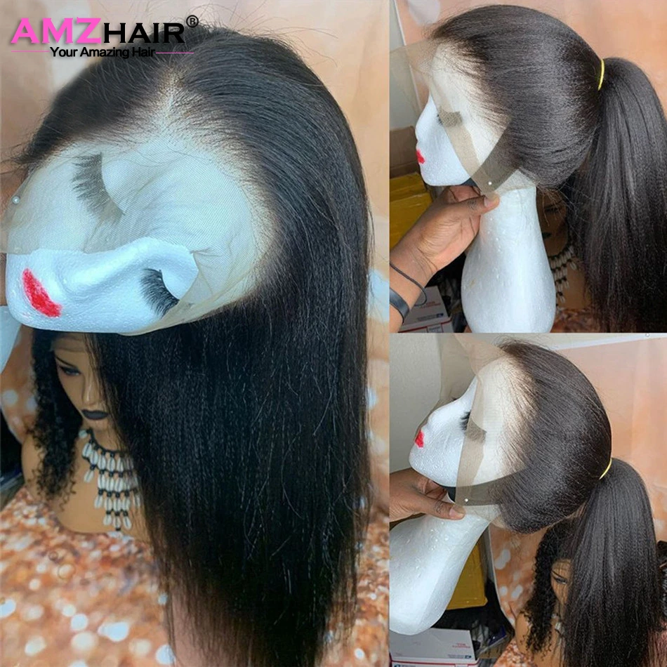 Парик HD Yaki из натуральных волос 30 дюймов 13X 4 |