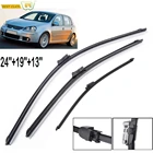 Front and Rear Windshield Wiper Blades For VW Golf 5 Windscreen Wipers Car Accessories 2005 2006 2007 2008 2009 24