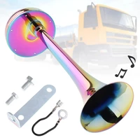 12v 24v 126db super loud electric air horn colorful tracheal with bracket for car truck boat motorcycle 12v vehicle