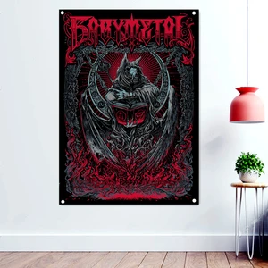 Band Maid Art Prints Poster Banner Rock Music Flag Macabre Tattoos Art illustration Wall Hanging Bar Cafe Home Decoration Gifts