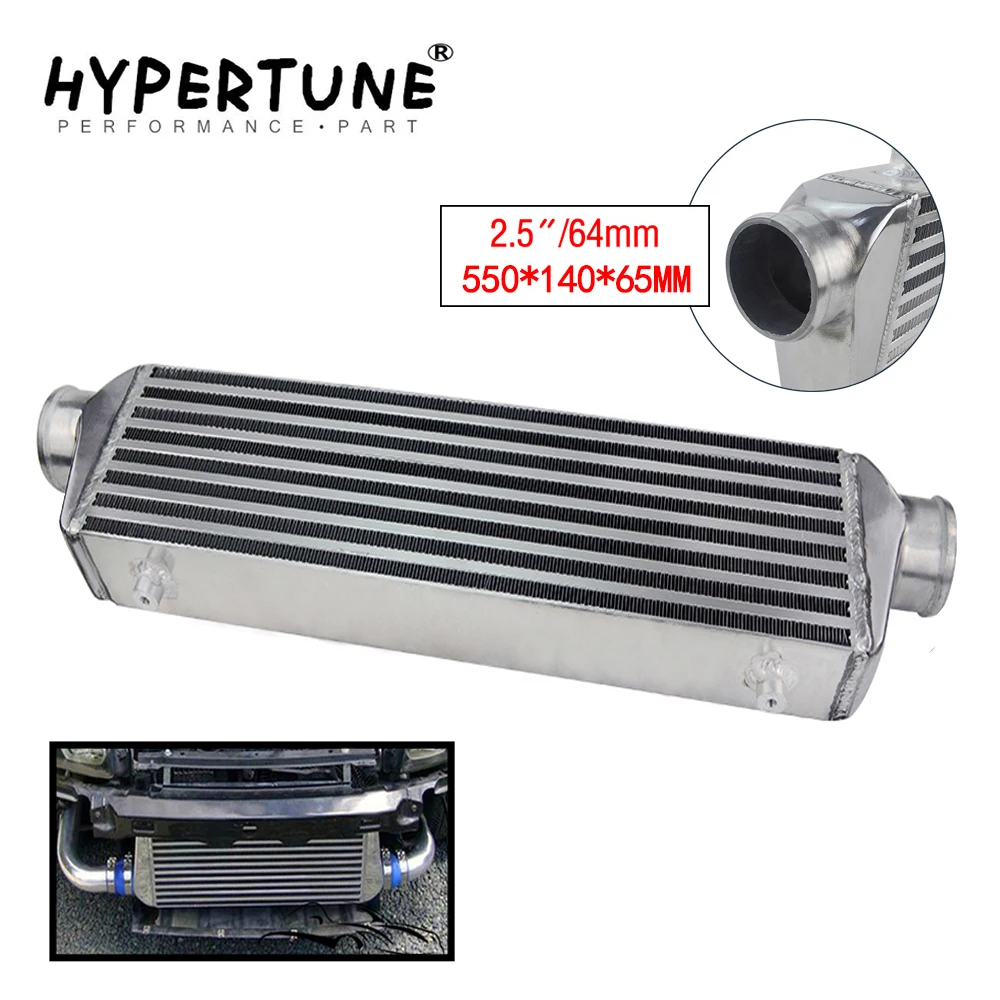 Hypertune Универсальный турбоинтеркулер 550*140*65 мм с пластиной OD = 2 5 &quot Переднее