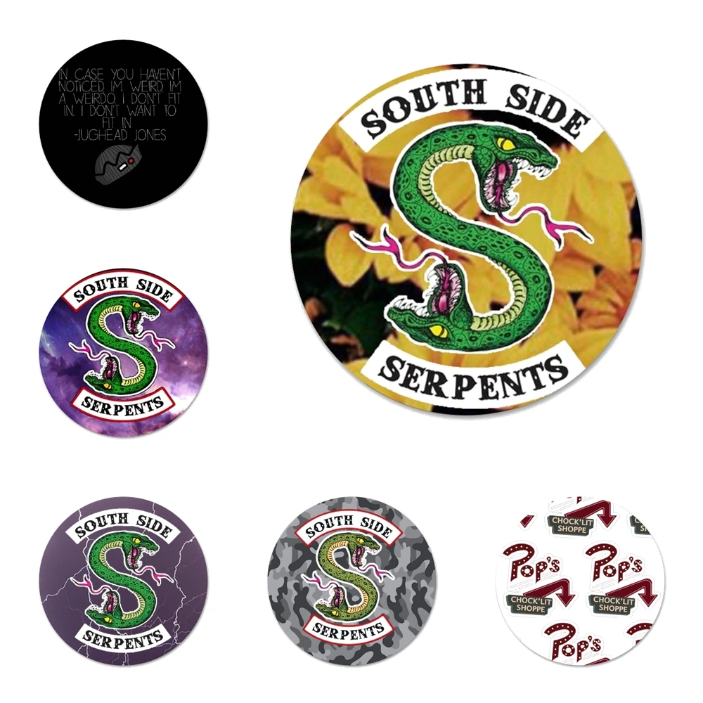 

Магнитная открывалка для бутылок «South side serpents», кухонный Декор для дома, для холодильника пива, колы 58 мм