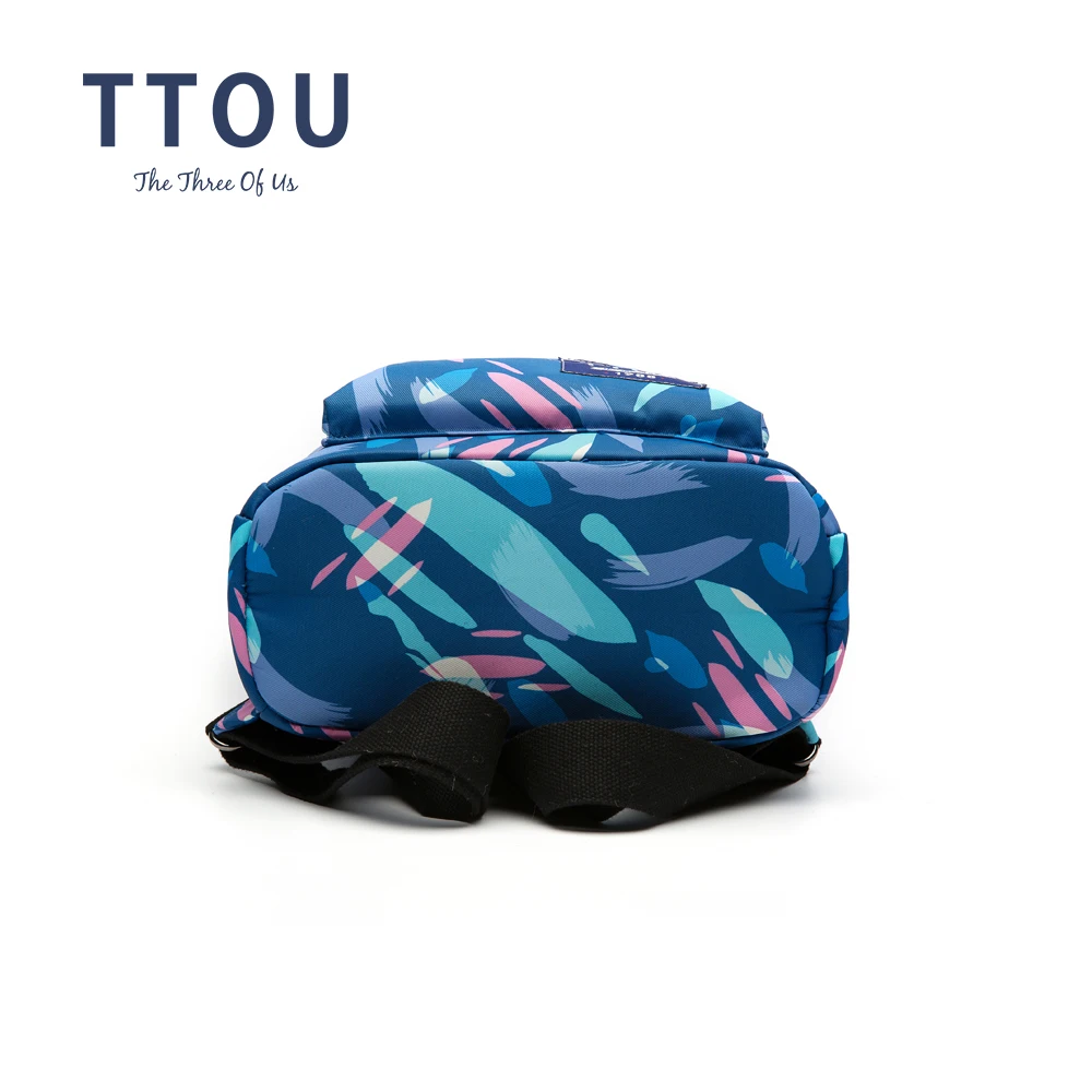 Женский холщовый рюкзак TTOU с принтом школьные рюкзаки для девочек дорожная сумка