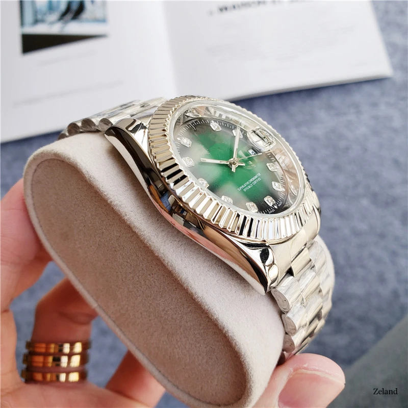 

AAA+ Brand Rolexable Luxury Brand quartz men Watches Quartz Watch Stainless Steel Strap wristwatch classic business dress 1745