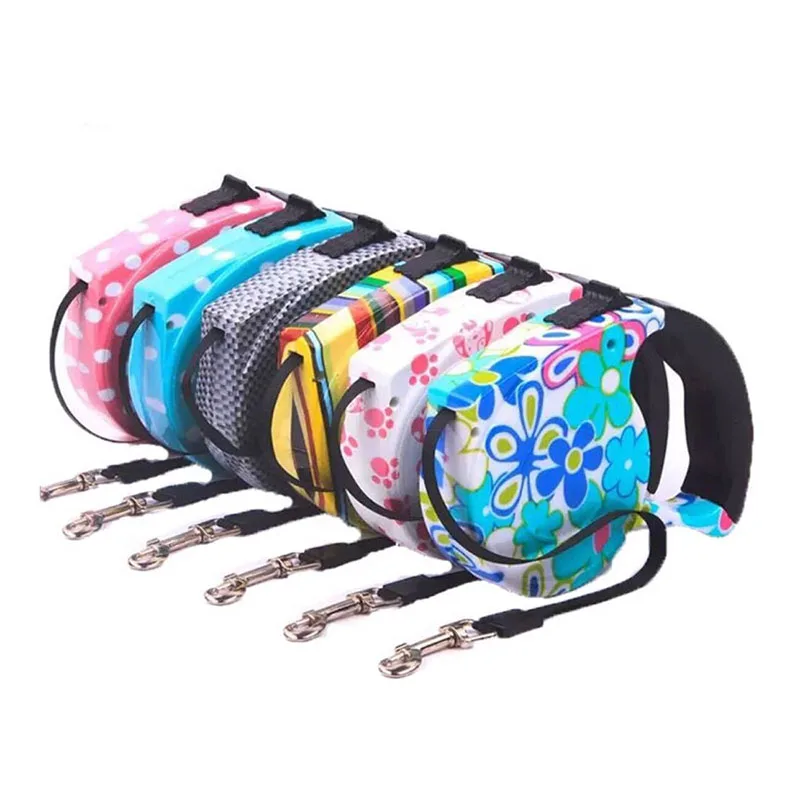Нейлоновый Поводок для домашних питомцев прочная выдвижная рулетка-автомат