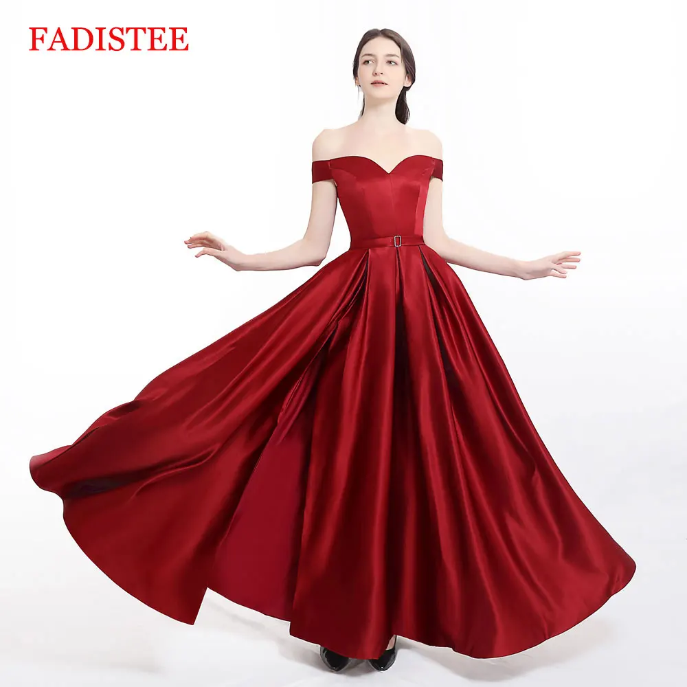 Женское вечернее платье роскошное разных цветов с боковыми разрезами и карманами для выпускного