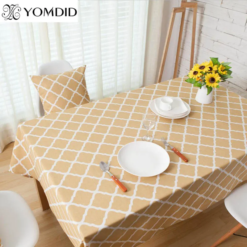 classic geometric  tablecloth  fashion simple style home decor living room coffee table restaurant cover towel cloth