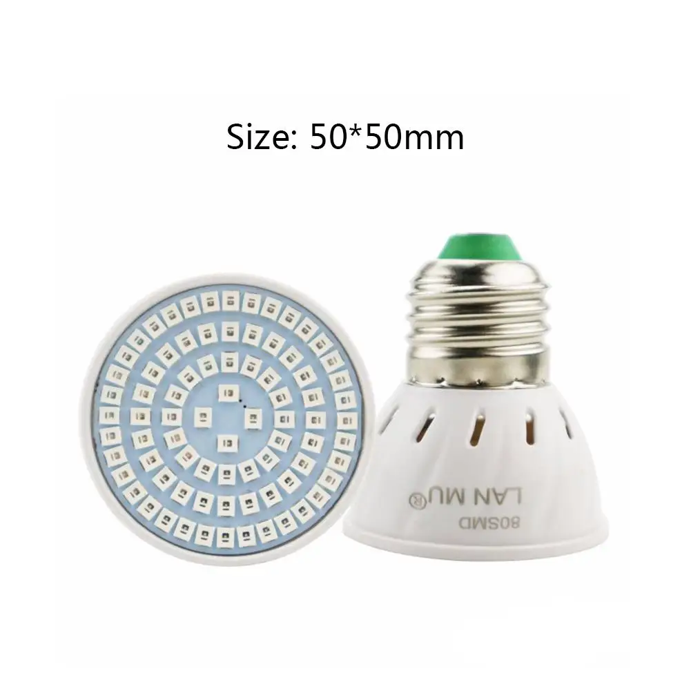 Полный спектр E27 220V Светодиодный светильник для выращивания растений Фито лампа