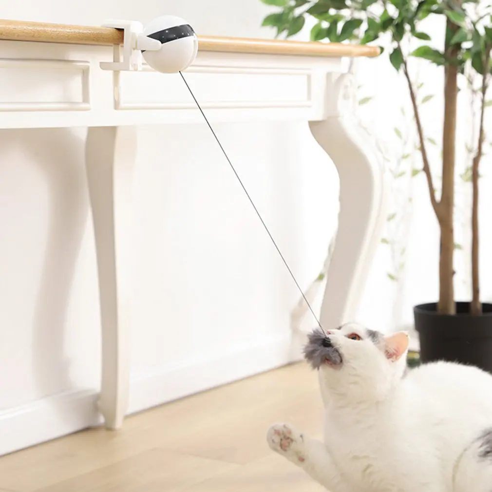 

Electric Lifting Ball Funny Cat Artifact Smart Pet Cat Ball Tease Toy Automatic Shutdown Ball Pet Toy