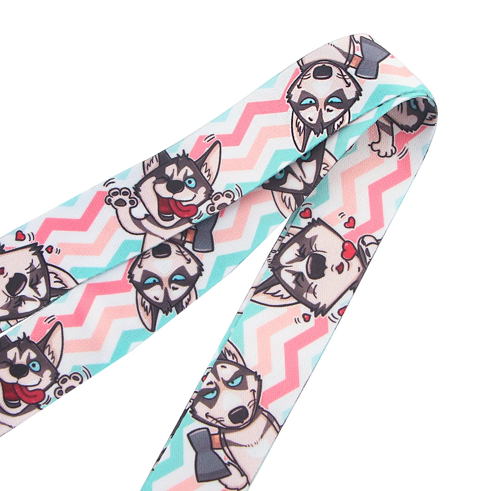 

DZ1312 Funny Dog Lanyards for Key Neck Strap For Card Badge Gym Key Chain Lanyard Key Holder DIY Hang Rope Keychain