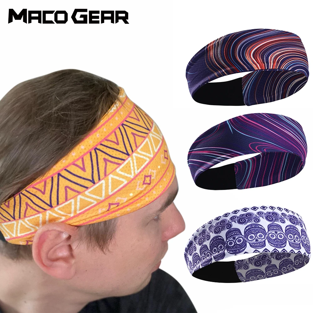 Спортивная повязка на голову для занятий спортом открытом воздухе легкая йогой