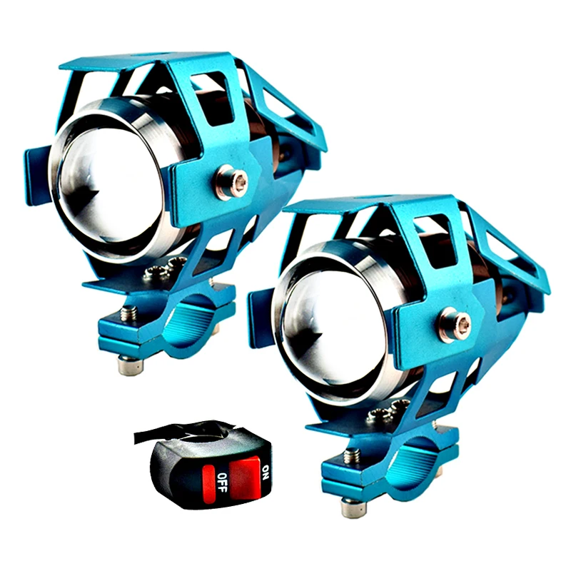 Moto rbike work lights moto rcycle Противотуманные фары пятно lamp125W 12v U5 фара вспомогательный