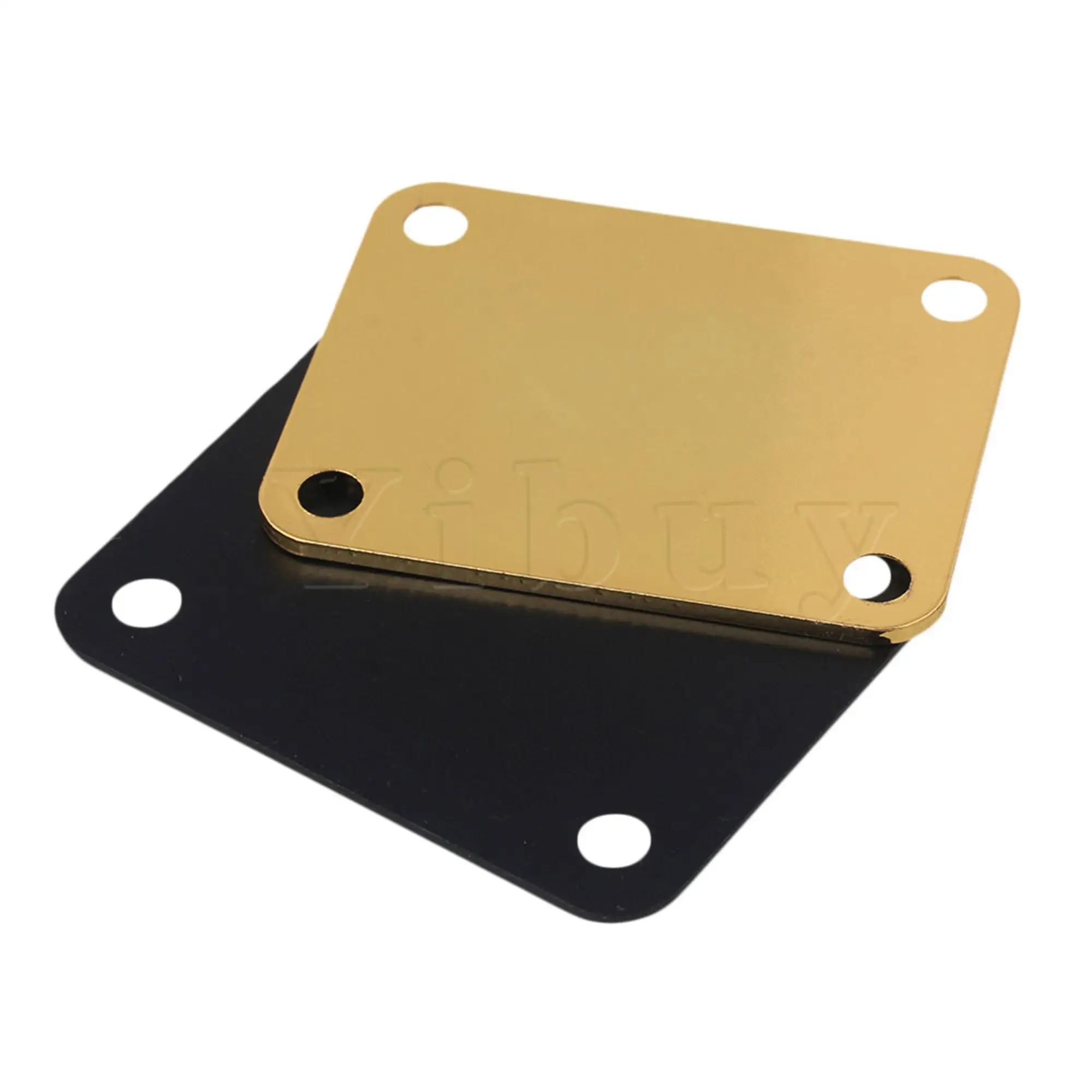 Yibuy 20 Set of Gold Neck Plate for Guitar 4 Hole Style | Спорт и развлечения