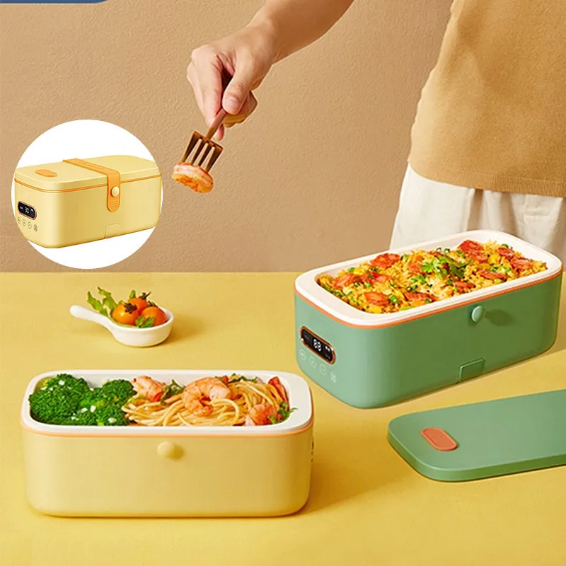 

Mini Electric Lunch Meals 1L Heating Box Automatic Portable Fast Heating Electric Rice Cooker Food Warmer Container