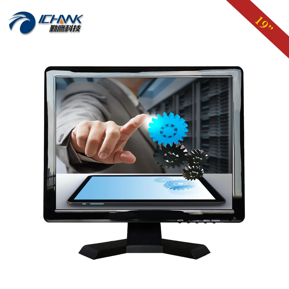 

19" inch PC Monitor with 1280x1024 HDMI-in VGA USB Industrial Projected Multi-point Capacitive Touch Screen Display ZB190JC-591D