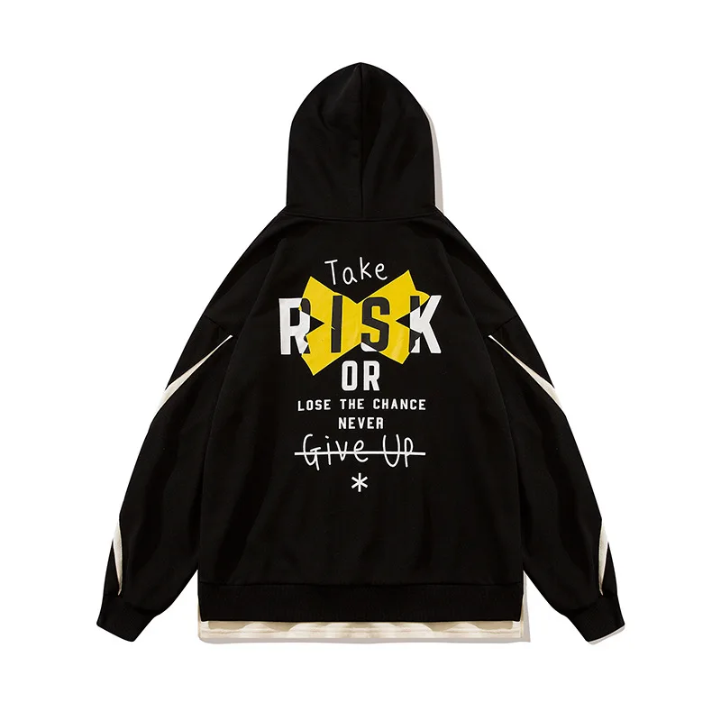 

SEVEYFAN 2021 Men's Hoodie Loose Print Hooded Sweatshirt Men and Women Fashion Pullover Jacket Couple Wear