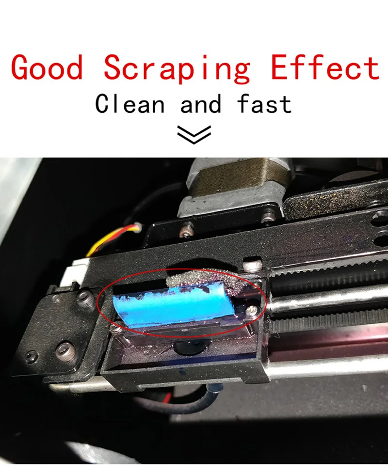 LETOP Supply большой формат Machien DX5 DX7 печатающая головка черная резиновая щетка стеклоочистителя