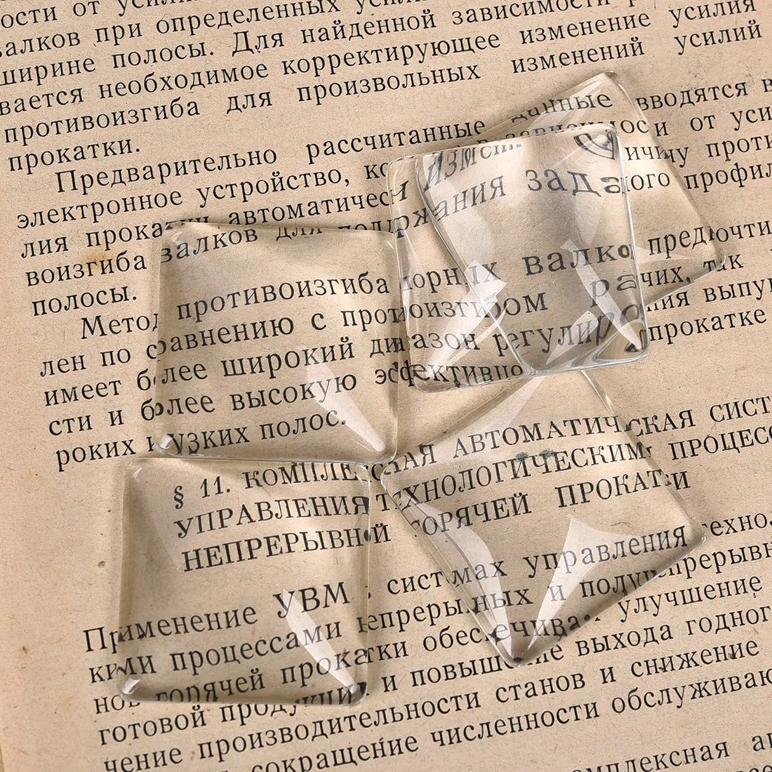 Прозрачные квадратные Кабошоны 10 шт./лот 30 мм прозрачная стеклянная плоская