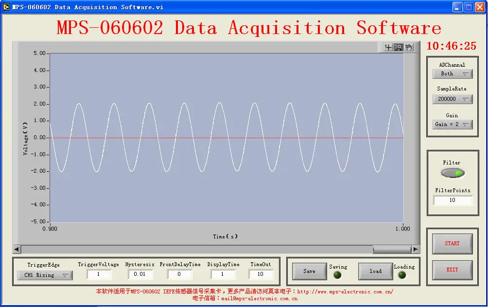 MPS-060602 двухканальная 16-битная высокоскоростная Вибрирующая карта захвата IEPE ICP USB